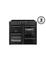 STOVES 444411876 Richmond Deluxe 110cm Dual Fuel Range Cooker - Black