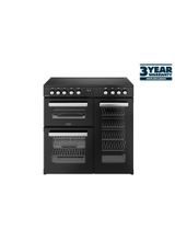 BELLING 444411791 Cookcentre 90cm Ceramic Range Cooker Black