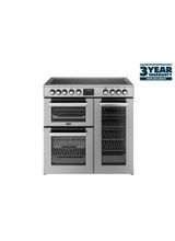 BELLING 444411792 Cookcentre 90cm Ceramic Range Cooker Stainless Steel