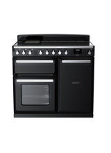 RANGEMASTER ESDL100EIPGBL/CM1 Estel Deluxe 100cm Induction Range Cooker - Gloss Black/Chrome