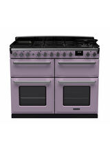 RANGEMASTER ESDLB110DFPHTH/CM1 Estel Deluxe 110cm Dual Fuel Range Cooker - Heather with Chrome Trim