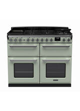 RANGEMASTER ESDLB110DFPMNT/CM1 Estel Deluxe 110cm Dual Fuel Range Cooker - Mint with Chrome Trim