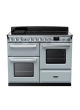 RANGEMASTER ESDLO110EIPMSB/CM1 Estel Deluxe 110 OC Induction Range Cooker - Misty Blue with Chrome Trim