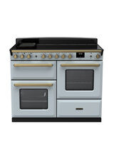 RANGEMASTER ESDLO110EIPMSB/AB1 Estel Deluxe 110cm OC Induction - Misty Blue with Antique Brass Trim