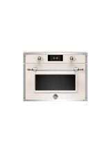 Bertazzoni F457HERVTAX Heritage Series TFT Touch Display 45cm Combi-Steam Oven Ivory/Chrome
