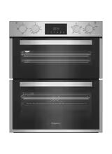 HOTPOINT DUH10DIX 60cm Built-Under Electric Double Oven - Inox