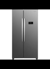 INDESIT INGF6441XP4UK NoFrost American Fridge Freezer - Brushed Steel