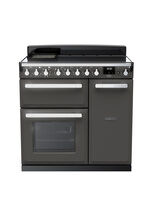 RANGEMASTER ESDL90EIPSLT/CM1 Estel DLX 90 Induction Range Cooker - Slate/Chrome