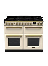 RANGEMASTER ESDLB110DFPPCR/AB1 Estel DLX 110 BC Dual Fuel - Pale Cream/Brass