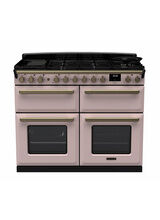 RANGEMASTER ESDLB110DFPPPK/AB1 Estel DLX 110 BC Dual Fuel - Pale Pink/Brass