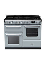 RANGEMASTER ESDLO110DFPMSB/CM1 Estel DLX 110 OC Dual Fuel Range Cooker - Misty Blue/Chrome