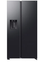 SAMSUNG RS70F66KCFEU 91cm Side by Side American Fridge Freezer - Black