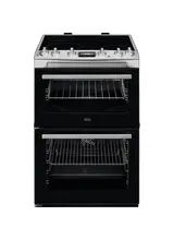 AEG CCX6530ACM 60cm Double Oven Electric Cooker with Ceramic Hob - Stainless Steel