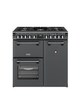 STOVES 444412003 Richmond Deluxe 90cm Dual Fuel Range Cooker - Anthracite