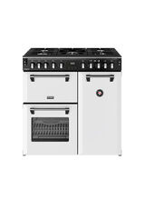 STOVES 444412004 Richmond Deluxe 90cm Dual Fuel Range - Ice White