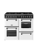 STOVES 444412016 Richmond Deluxe 100cm Dual Fuel Range Cooker - Ice White