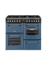 STOVES 444412017 Richmond Deluxe 100cm Dual Fuel Range Cooker - Twilight Blue