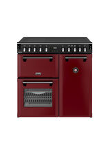 STOVES 444412014 Richmond Deluxe 90cm Induction Range Cooker - Garnet Red