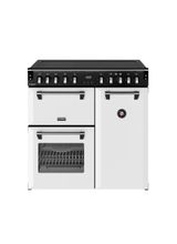 STOVES 444412010 Richmond Deluxe 90cm Induction Range Cooker - Ice White