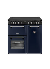 STOVES 444412012 Richmond Deluxe 90cm Induction Range Cooker - Midnight Blue