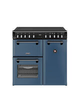 STOVES 444412011 Richmond Deluxe 90cm Induction Range Cooker - Twilight Blue