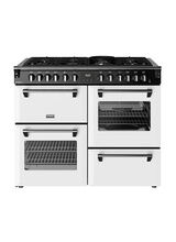 STOVES 444412028 Richmond Deluxe 110cm Dual Fuel Range Cooker - Ice White