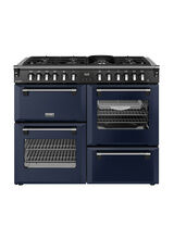 STOVES 444412030 Richmond Deluxe 110cm Dual Fuel Range Cooker - Midnight Blue