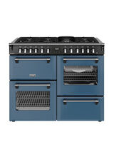 STOVES 444412029 Richmond Deluxe 110cm Dual Fuel Range Cooker - Twilight Blue