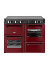 STOVES 444412038 Richmond Deluxe 110cm Induction Range Cooker - Garnet Red