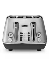 DELONGHI DL4312 4 Slice Distinta X Toaster - Stainless Steel