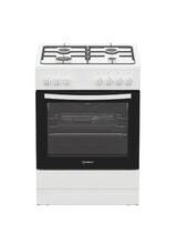 INDESIT I6G3PMWUK 60cm Dual Fuel Single Cavity Cooker - White