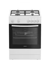 INDESIT I6GGMMWUK 60cm Gas Single Cavity Cooker - White
