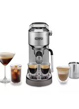 DELONGHI DL0892 Dedica Duo Manual Espresso Machine - Silver
