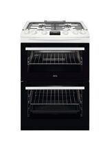 AEG CGX6130ACW 60cm Gas Double Cooker White