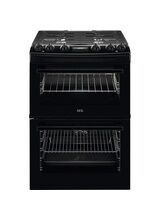 AEG CKX6540ACB 5000 SurroundCook Dual Fuel 60cm Cooker Black