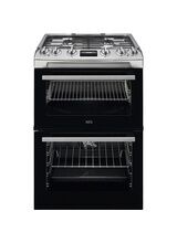 AEG CKX6540ACM 5000 SurroundCook 60cm Dual Fuel Cooker Stainless Steel