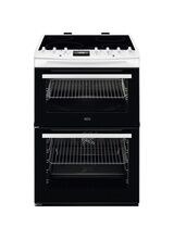 AEG CCX6740ACW 6000 SteamBake Electric Ceramic Cooker White