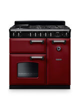 RANGEMASTER CL90DFPBOR/CM1 Classic 90cm Dual Fuel Bordeaux/Chrome
