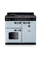 RANGEMASTER CL100DFPMSB/CM1 Classic 100cm Dual Fuel Misty Blue/Chrome