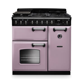 RANGEMASTER CLDL90DFPHTH/CM1 Classic Deluxe 90cm Dual Fuel Heather/Chrome