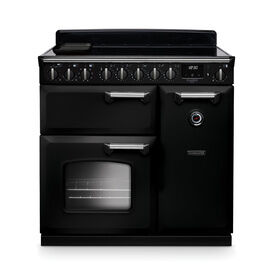RANGEMASTER CLDL90EIPGBL/CM1 Classic Deluxe 90cm Induction Black/Chrome