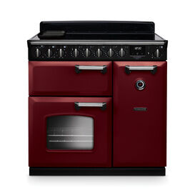RANGEMASTER CLDL90EIPBOR/CM1 Classic Deluxe 90cm Induction Bordeaux/Chrome