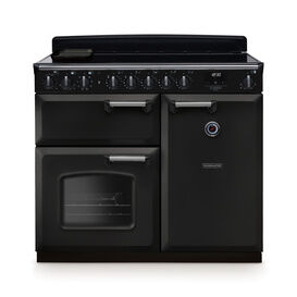 RANGEMASTER CLDL100EIPCBL/CM1 Classic Deluxe 100cm Induction Charcoal Black/Chrome