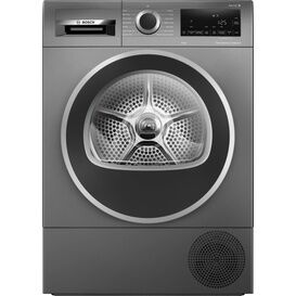 BOSCH WQG245R2GB Series 6 9kg Heat-Pump Tumble Dryer - Cast Iron Grey