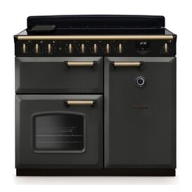 RANGEMASTER CLDL100EIPSLT/AB1 Classic Deluxe 100cm Induction Slate/Antique Brass