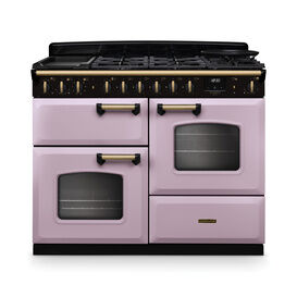 RANGEMASTER CLDLO110DFPHTH/AB1 Classic Deluxe 110cm OC Dual Fuel Heather/Antique Brass