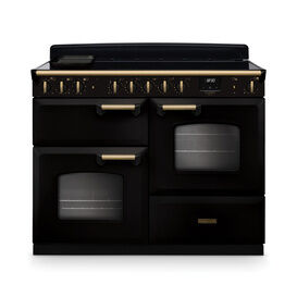 RANGEMASTER CLDLO110EIPGBL/AB1 Classic Deluxe 110cm OC Induction Black/Antique Brass