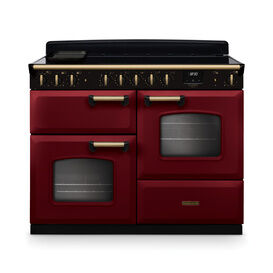 RANGEMASTER CLDLO110EIPBOR/AB1 Classic Deluxe 110cm OC Induction Bordeaux/Antique Brass
