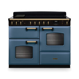 RANGEMASTER CLDLO110EIPSTB/AB1 Classic Deluxe 110cm OC Induction Stone Blue/Antique Brass