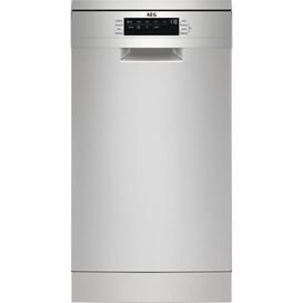 AEG FFB73527ZM 7000 Freestanding Slimline Dishwasher - Stainless Steel